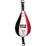 Title Boxing Mexican Style Infused Foam Double End Bag -Size 6- Black/White/Red
