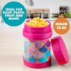 Double Wall Insulated 13oz Reusable Water Bottle for Kids - Spill Proof Lid, Stainless Steel - Keep Liquids Hot/Cold For Hours - Use in Lunch Boxes, - 4 of 4