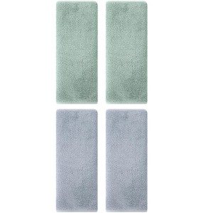 REGALWOVEN Solid Cotton Soft Absorbent Bath Hand Towels 4 Pack - 1 of 4