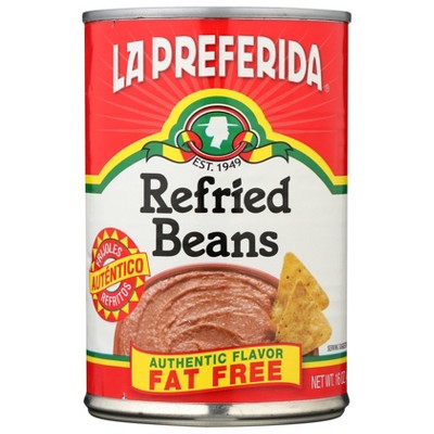 La Preferida Fat Free Refried Beans -16oz