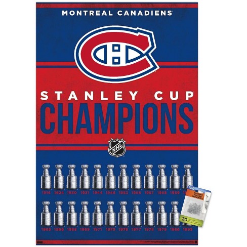 Trends International NHL Montreal Canadiens - Logo 21 Wall Poster, 22.375  x 34, Unframed Version