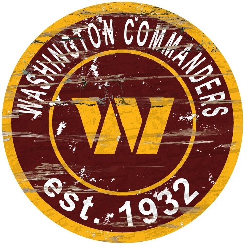 NFL Washington Commanders Established 12' Circular Sign