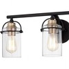 Quoizel Lighting Emerson 3 - Light Vanity in  Matte Black - 4 of 4