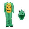 WhizMax Children's Unisex Dinosaur Realistic Costume, Green, Toddler - 2 of 4