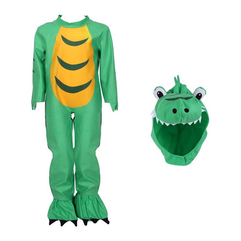 Trinity Children's Unisex Dinosaur Realistic Costume, Green, Toddler, 2 of 6