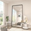 Apmir High-Strength Tempered Glass and Aluminum Alloy Framed French Cleat Mounted Wall Decor Bathroom Vanity Mirror with 5-Year Warranty - 4 of 4
