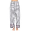 Casual Nights Women's Long Sleeve Rayon Button Down Pajama Set - 4 of 4