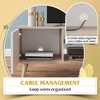 GALAXHERO TV Stand for 55-60 inch TV，Entertainment Center with Storage Cabinets, TV Console for Living Room - 4 of 4