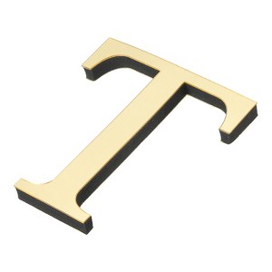 Unique Bargains Self-Adhesive Letter Acrylic Alphabet Mirror Wall Stickers - 1 of 4