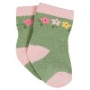 Onesies Brand Girls' Jersey Crew Wiggle Proof® Socks - 12-Pack - 3 of 4
