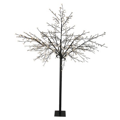 Northlight 8' Prelit Led Multi-function Cherry Blossom Flower Tree Warm ...