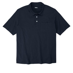 KingSize Men's Big & Tall Shrink-Less Lightweight Polo - 1 of 4
