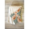 Jessica Molina Sleepy Armadillo Burnt Orange 60" x 50" Fleece Throw Blanket - Deny Designs - 2 of 2