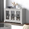 Galano Calidia Wood 45.7 in. 3 Door Sideboard with Adjustable Shelves - 2 of 4