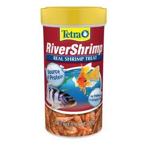 Tetra Natural Shrimp Treat for Aquarium Fish Shrimp Flavor Dry Fish Food - 0.92oz - 1 of 4