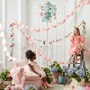 Meri Meri Peach & Pink Stitched Streamer (Pack of 1) - 2 of 4
