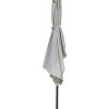 Maria 6x9 ft uv-cut Patio Cantilever Umbrella with Crank and Push Button Tilt without flap, Outdoor Furniture - Maison Boucle - 4 of 4