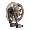 Suncast CPLSTA125B 125' Wall-Mounted Side Tracker Garden Hose Reel for 5/8" Hose with Guide for Patio or Garden, Dark Taupe (6 Pack) - 3 of 4