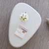 INFURNIC Coffee Tables Modern Cloud Coffee Table with 3 Ball Legs Unique Teardrop Design for Small Spaces Living Room, White, 38.58"*25.59"*11.81" - 4 of 4