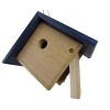 JCS Wildlife Cedar & Poly Wren, Chickadee, & Warbler Birdhouse - 4 of 4