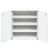 NicBex 3-Tier Shoe Cabinet with RGB Led Light,Freestanding Shoe Organizer for Hallway,Entryway - 4 of 4
