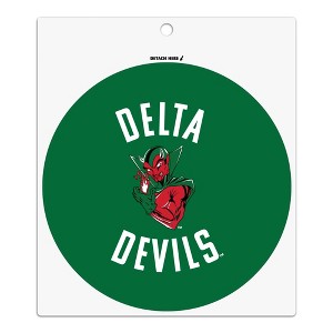 Mississippi Valley State University Delta Devils Logo Automotive Car Refrigerator Locker Vinyl Circle Magnet - 1 of 4