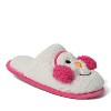 Cozyfoams Women's Holiday Novelty Scuff Slipper with Gift Bag - 3 of 4