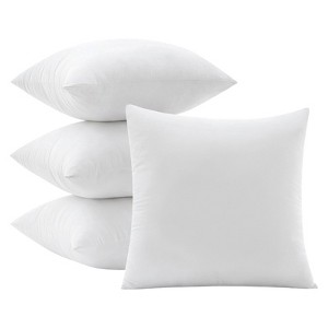 Itopfox Premium Throw Pillows, Pack of 4 with 100% Virgin Microfiber Filling for Ultimate Comfort on Bed, Couch or Sofa - 1 of 4