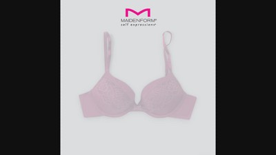 Maidenform Self Expressions Women's Multiway Push-up Bra Se1102 - Evening  Blush/sheer Pale Pink 38b : Target