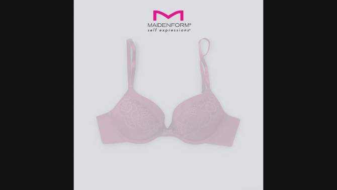 Maidenform Self Expressions Women's 2pk Push-Up Bra SE5757, 2 of 9, play video