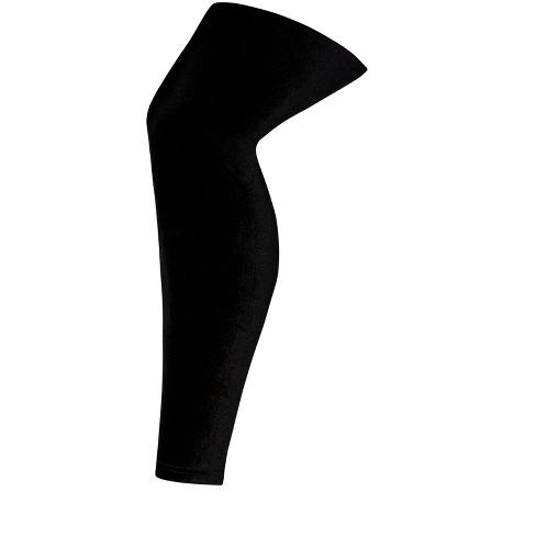 AVENUE BODY | Women's Plus Size Velvet Leggings - black - Large/X Large