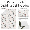 Sweet Jojo Designs Boy, Girl, Unisex/Gender Neutral Toddler Bedding Set Woodland Animal Pals Green, Beige, Brown & Orange 5pc - 3 of 4