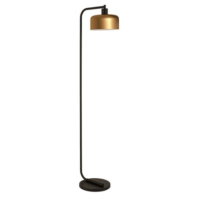 Hudson and Canal 57" Tall Floor Lamp with Metal Shade