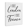 Stupell Industries I See London and France Saying Bathroom Humor Canvas Wall Art - 3 of 4