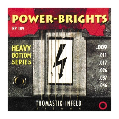 Thomastik RP109 Power-Brights Heavy Bottom Light Top Electric Guitar Strings