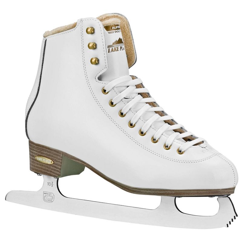 Lake Placid ALPINE 900 Women's Traditional Figure Ice Skate - White (Size 9), 1 of 7