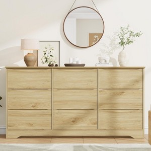 tall and wide dresser Snhomee 12 Drawer Dresser with Storage Organizer Chest , Large Fabric Dressers & Chest of Drawers with Sturdy Metal Frame, Wood Top, Dresser Drawer