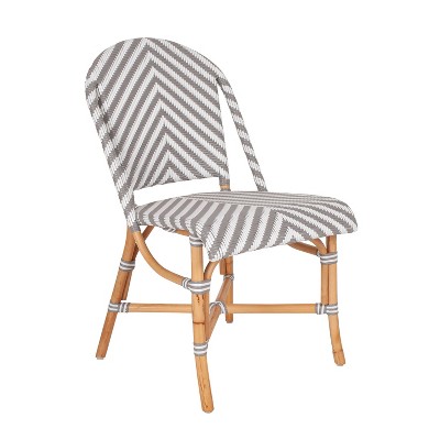 Nehemiah Bistro Side Chair Gray/White - East at Main