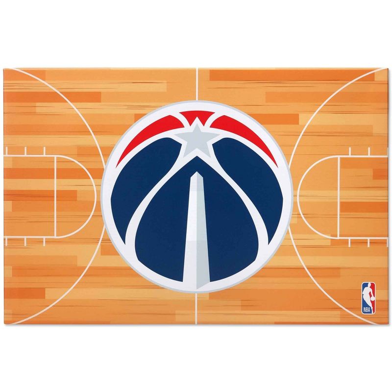 NBA Washington Wizards Court Canvas Wall Sign, 1 of 5
