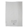 "The Secret Ingredient Is Always Love" Gingham & Floral Flower Pattern Woven Kitchen Tea Towels, Set of 3 - 3 of 4