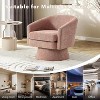 Swivel Accent Chair, 360° Chenille Swivel Lounge Reading Chair,Modern Single Sofa Lounge Armchair Club Chair - 4 of 4