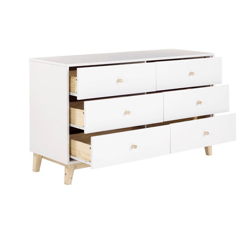 60&#34; 6 Drawer Double Kids&#39; Dresser - Alaterre Furniture, 6 of 13