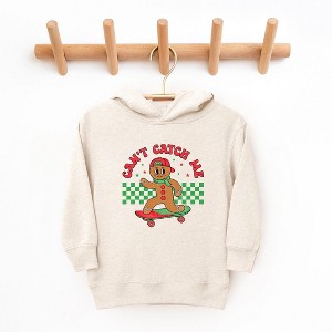 The Juniper Shop Gingerbread Man Skateboard Toddler Graphic Hoodie - 1 of 3