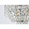 Elegant Lighting Tranquil 3 light Chrome Wall Sconce Clear Royal Cut Crystal - 3 of 4
