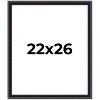 PosterPalooza | Antique Red Picture Frame - UV Acrylic, Foam Board Backing, Hanging Hardware - 2 of 4