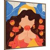 30"x30" Modern Woman by Shriya Bhattacharya: Stretched Canvas, Botanical Fashion - Amanti Art - 2 of 4