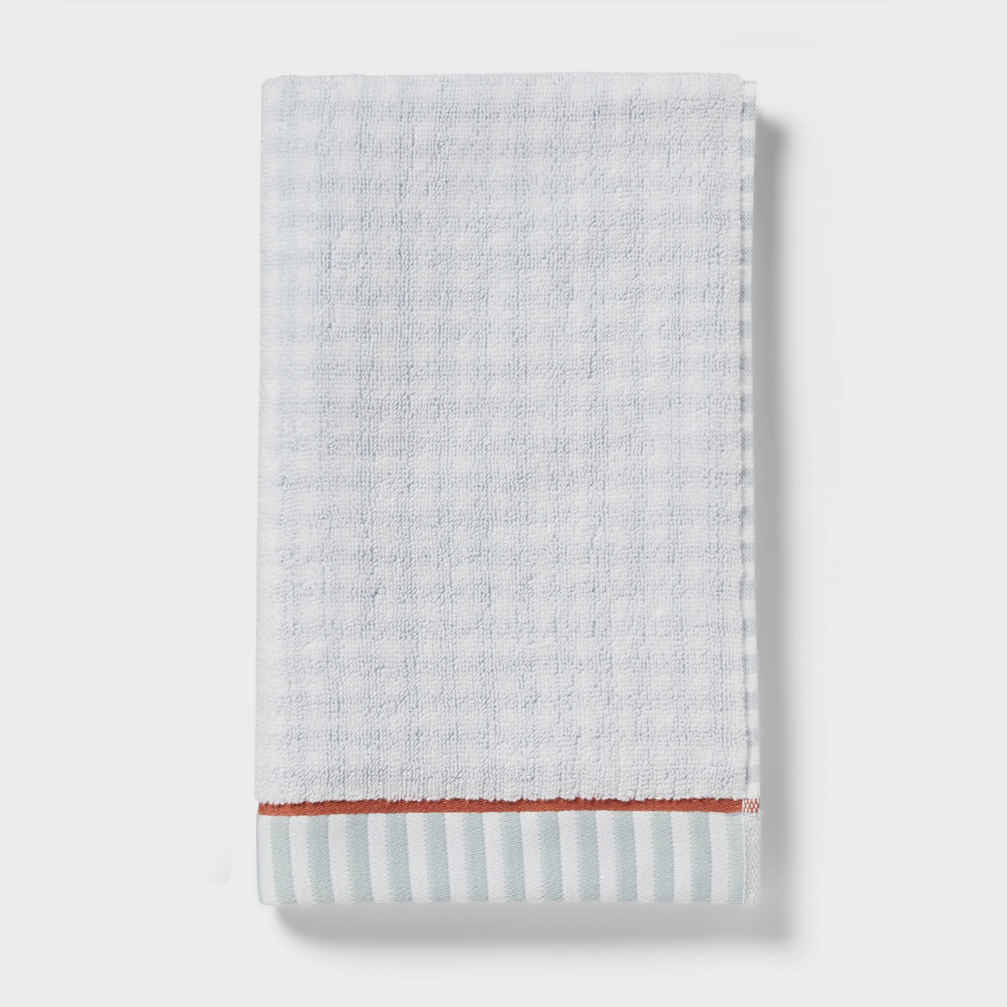 Gingham Plaid Hand Towel Blue - Threshold™