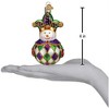 Old World Christmas Glass Blown Ornament for Christmas Tree, Harlequin Snowman - 4 of 4