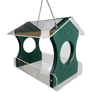 JCS Wildlife Recycled Poly Lumber Hanging Bird Feeder - 1 of 4