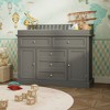 FUFU&GAGA Modern Practical Changing Table Baby Top Upholstered Dressing Table with Edge Protection Baby Dresser - 3 of 4